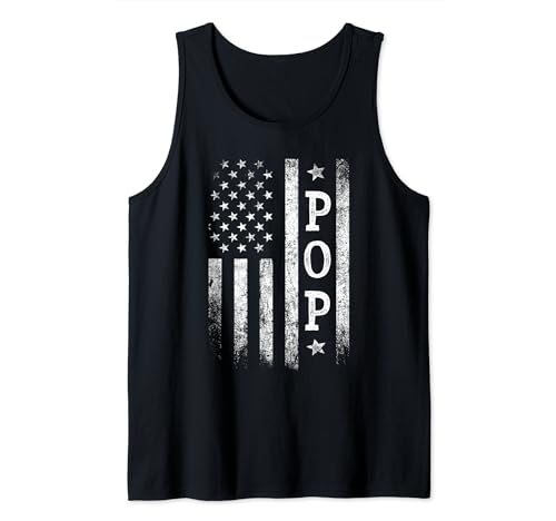 Hombre Pop American Flag Pop Gifts Patriotic Father's Day Camiseta sin Mangas