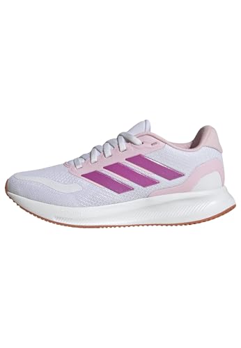 adidas Mixte Enfant RUNFALCON 5 Shoes Junior, FTWR White/Clear pink/GUM10, 36 2/3 EU