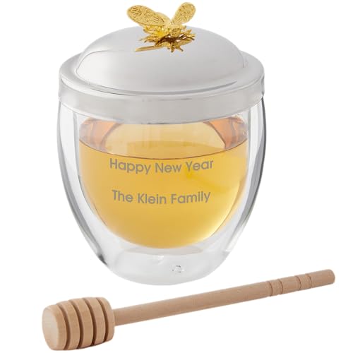Things Remembered Engraved Double Walled Honey Jar