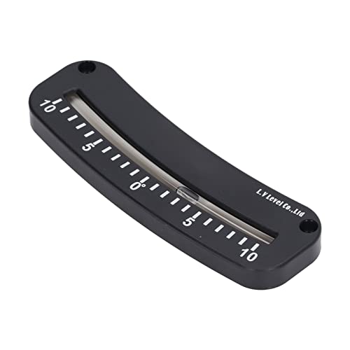 Garosa Tube Clinometer Marine Clinometer Handlebar Slope Meter -10° to 0° to 10° Clinometer High Resolution Clinometer Horizontal Micro Angle Test