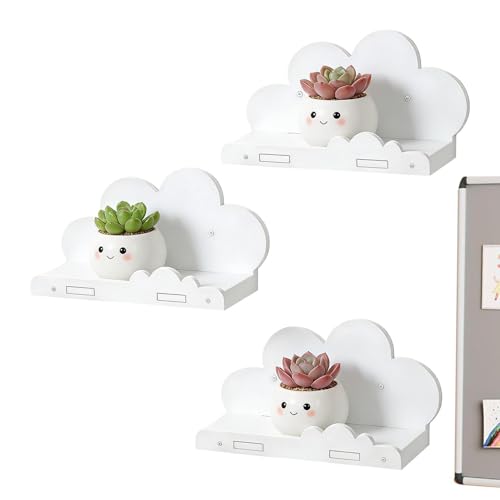 Generisch Estantería flotante para habitación infantil, 3 unidades, 29,5 x 9,4 x 15 cm, montaje en pared, estantería flotante, decoración de pared para habitación infantil, para niños, niñas, casa