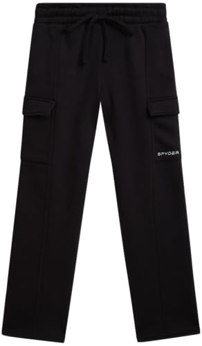 Spyder Womens Sweatpants - Cozy Fleece Joggers Athletic Cargo Sweatpants for Women with Adjustable Drawstring Waist & Pockets2