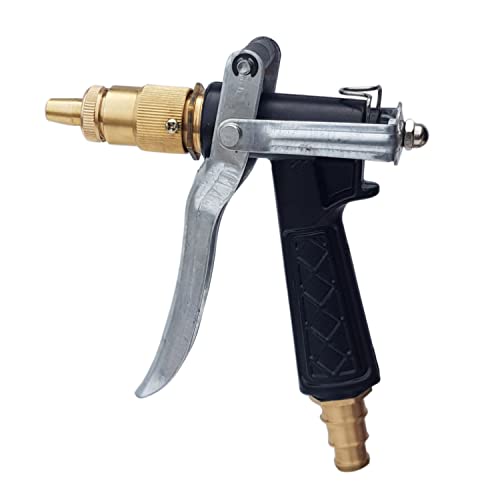 GOCART WITH G LOGO Metal Body Brass head Hose Nozzle for Cleaning/Watering Lawn and Garden/Pets GOCART WITH G LOGO Metal Body Brass head Hose Nozzle for Cleaning/Watering Lawn and Garden/Pets