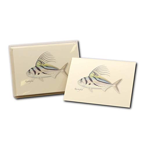 Image of Earth Sky + Water - Roosterfish Notecard Set - 8 Blank Cards with Envelopes