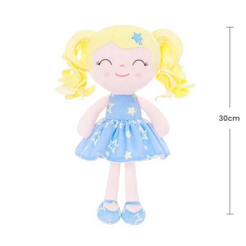 Muñeca Gloveleya Baby Dolls 30 cm rizada azul miniatura 2