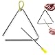 5 Zoll Triangel,Triangel Musikinstrument,Triangel Percussion,Triangle Percussion Instrument,Mit Schlägel Gummigriff,Musikalisches Lehrmittel,Für Früherziehung Geeignet Für Erwachsene Kleinkinder