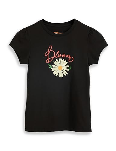 Image of Amazon Brand - Symbol Girls 100% Cotton Graphic Printed Half Sleeves Regular fit T-Shirt