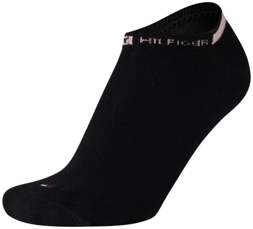 Image of Tommy Hilfiger Womens No Show Socks - 6 Pack Cotton Blend Lightweight Cushioned Flat Liner Socks for Women