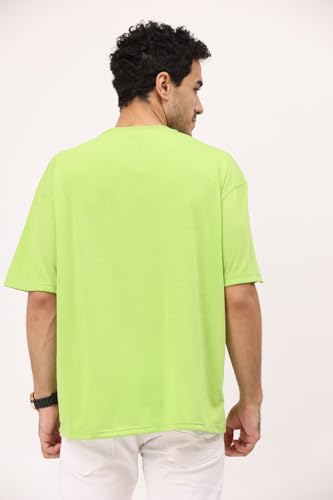 Image of LEOTUDE Men's Oversize Graphic Printed Combo Pack of 3 T-Shirt | Round Neck Half Sleeve T-Shirt for Men's (Combo : Pack of 3)