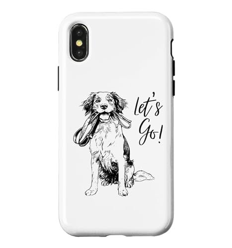�u���^�[�j�����uLet's Go!�v�f�U�C�� ? �n�b�s�[�u���^�[�j�����̃f�U�C�� �X�}�z�P�[�X iPhone X/XS �p