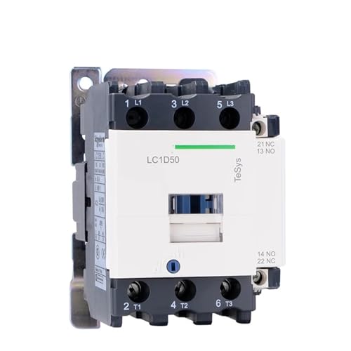 Contacteur tripolaire 3 phases LC1D50A 110V AC pour réseau de 50/60 Hz