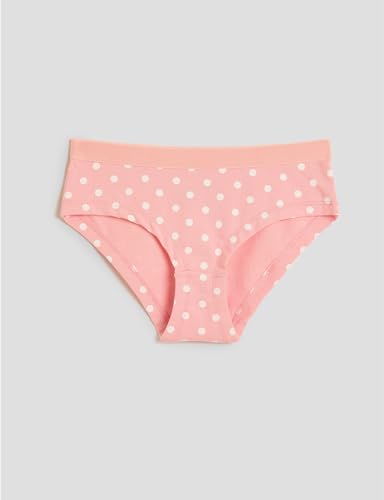 Image of Amazon Brand - Symbol Girls Assorted Prints Cotton Stretchable Briefs with Soft Waistband | Aged 3-14 Years (Available in Combo Pack of 3 and 6)