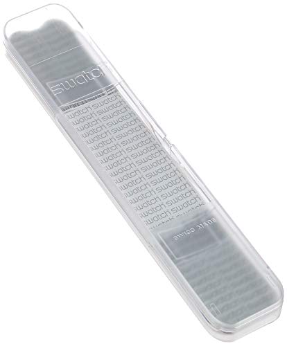 Image of Swatch Transformation Quartz Silicone Strap, White, 20 Casual Watch (Model: SUOK713)