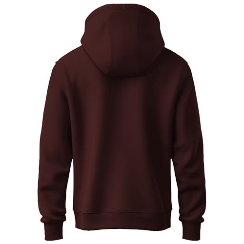 Image of Hoodie for Boys | Never Give Up Printed Typography Hoodies Stylish and Solid Hooded Sweatshirt for Winter with Kangaroo Pocket