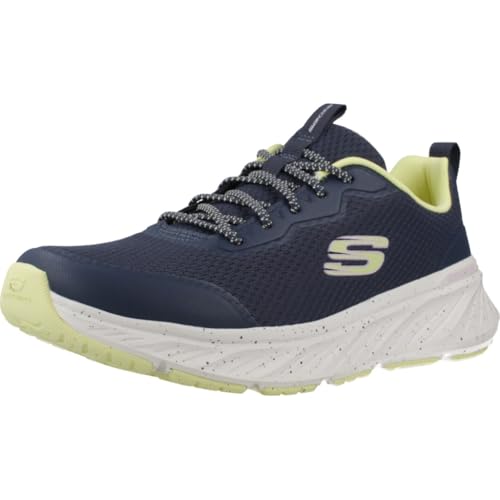Skechers Damen Edgeride Smooth Journey Sneaker, Navy, 41 EU
