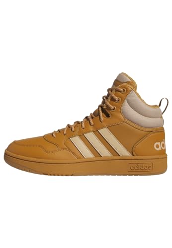 adidas Herren Hoops 3.0 Mid Lifestyle Basketball Classic Fur Lining Winterized Shoes Schuhe, Mesa/Magic Beige/Mesa, 41 1/3 EU