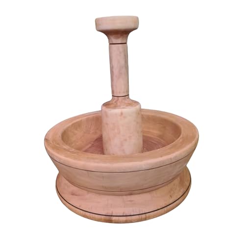 Ghana Fufu Mortar and Pestle Set Mini Mortar and Pestle Set for Making Authentic Ghana Fufu Pounding for Ghana Fufu