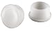 Shepherd Hardware 3011 Round Internal Patio Furniture Insert Tips 7/8-Inch, 4-Pack, White