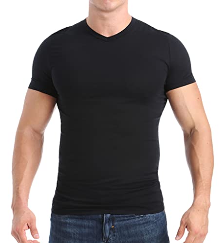 Zimmerli Men's 7001346 Pureness V-Neck T-Shirt3
