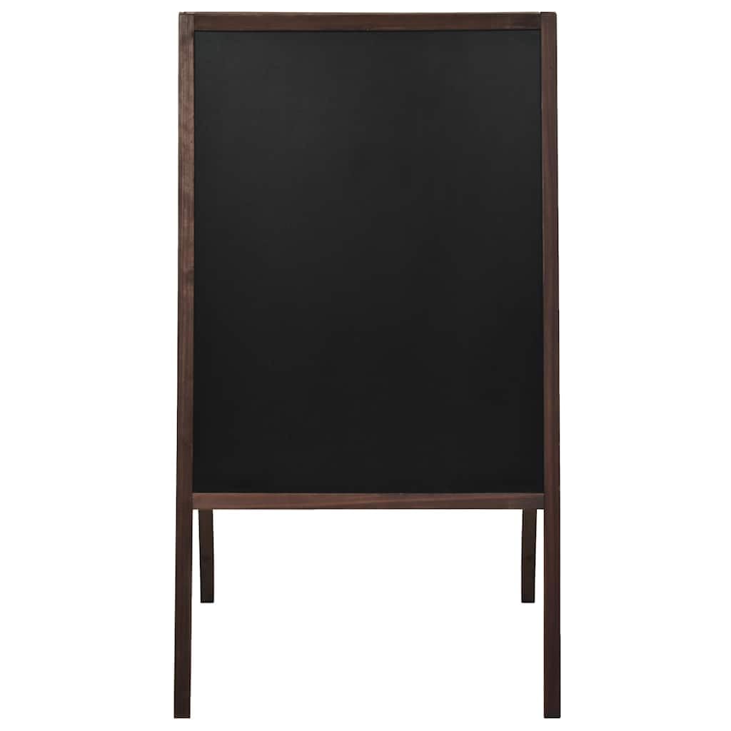 Solivagant Tafel Kundenstopper Doppelseitig Zedernholz Freistehend 60×80cm, Bürobedarf,Präsentationsbedarf,Kreidetafeln, 5.13 kg-246428
