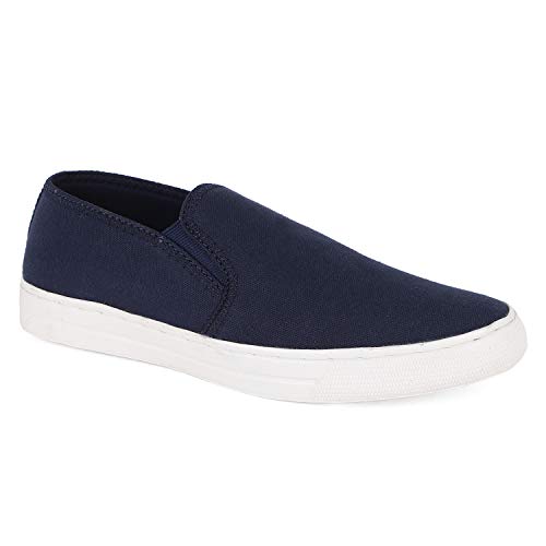 Image of Lazard Men Navy Canvas Shoe