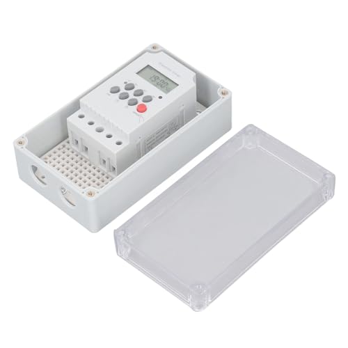 Programmierbarer 7-Tage-Poolpumpen-Timer, Robuster, Wasserdichter Außenschalter für Schwimmbad, Heizung, Filter mit Schwimmbadpumpen-Timer (DC 12V)