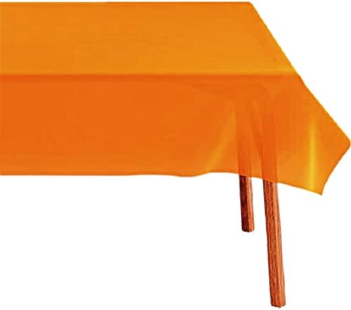 Mienocol 137*274cm Disposable Hot Pink Table Cloth Table Covers,Party Rectangular Dining Table Cover Disposable Tablecovers Plastic Tablecloths for Picnic,Valentine's Day,Birthday Parties Decorations