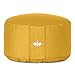 Lotuscrafts Cojin Meditacion Yoga Lotus - Altura 20 cm - Relleno con Cáscaras de Espelta - Cubierta en Algodon Lavable - Cojin Suelo Redondo - Cojin Yoga - Meditation Cushion - Certificado Gots