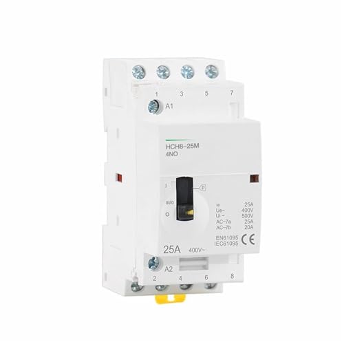 Contacteur modulaire 16A avec interrupteur manuel 4NO - 3