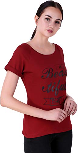 Image of NIVIK Printed Cotton T-Shirt for Women