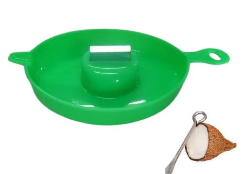100% Stainless Steel Coconut Peeler Rod and Plastic Coconut Cracker Plate Set of 2-picture-31