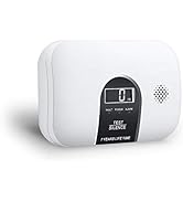 Ecoey Carbon Monoxide Detectors , 7-Year Carbon Monoxide Detector Alarm Battery Powered with LCD ...