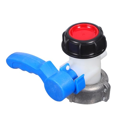 UTHCLO Válvula de Paso Rápida para Tanque IBC Adaptador para Grifo Depósito Control Preciso de Flujo Resistente para Uso Industrial y Químico Fácil Instalación y Compatible con Bidones