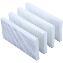 Filtro De Agua Visioneer Pack 4 Filtros HEPA, para Cecotec Conga Series 1690, 1890, 2090, 2290 Panoramic y 2690. Filtro para depósito de polvo y para deposito de agua. Necesita ser montado en la carcasa.