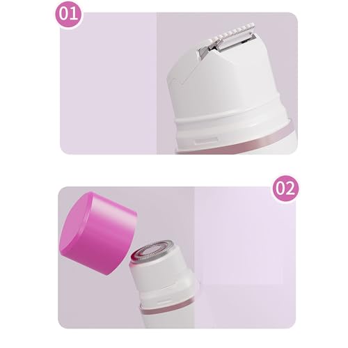 Máquina de afeitar eléctrica corporal y facial portátil con tres cabezales y carga tipo C 7