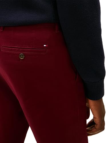 Image of Tommy Hilfiger Men's Stretch Cotton Chino Pants in Custom Fit