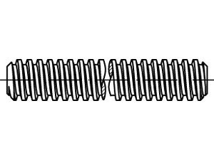 DIN 975 Gewindestange Trapezgewinde VG 20x1000 Stahl blank DIN 975 Gewindestange Trapezgewinde VG 20x1000 Stahl blank