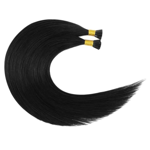 Image of Full Shine I Tip Hair Extensions Human Hair, Mocha Ash Brown 16 Inch