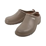 [神戸レタス] スリッポン ゴム ラバー 長靴 防水 濡れない スリッパ レインブーツ 玄関 ゴミ捨て 雨 梅雨 [I2250] M グレージュ