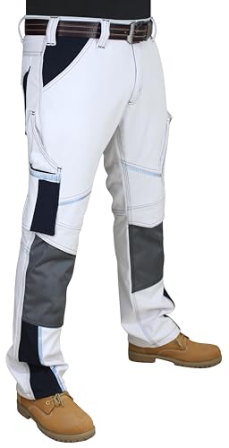 Pantalon de travail imperméable coupe-vent et blanc