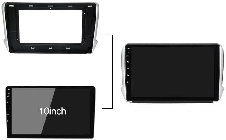 カーラジオ MP5 プレーヤー パネル ケース フレーム 2din ヘッドユニット フェイシア ステレオ ダッシュ カバー に適合す