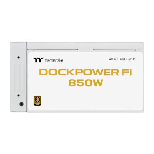 Image of Thermaltake Dockpower FI Snow 850W ATX 3.1 Modular 80+ Gold Power Supply
