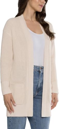 Image of Max & Mia Women's Open-Front Cardigan - Casual Sweaters for Women's with Pocket