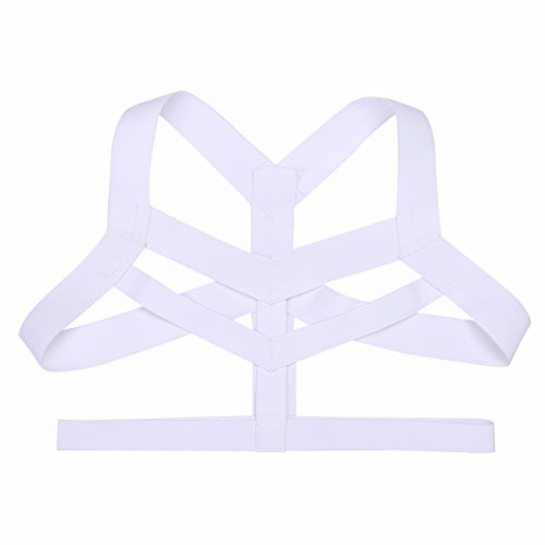 FEESHOW Men's Strong Nylon Body Chest Harness Elastic Shoulder Strap