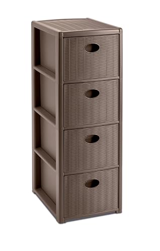 CASSETTIERA ELEGANCE 30X40X80 SL TORTORA