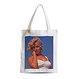 French Unicorn Tote bag Sac Shopping Marilyn Monroe Bikini Star Hollywood Photo Retro
