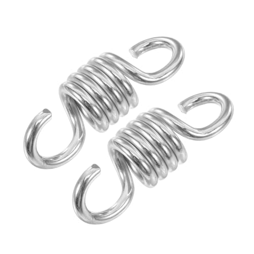 KONTONTY 2piezas Accesorios De Resortes Oscilantes Resorte Metálico para Columpio para Hamaca para Columpio De Porche Usar Jardín o Terraza