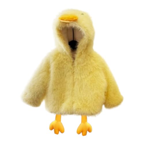 Manteau d'hiver mignon et costume de canard en peluche de qualité supérieure
