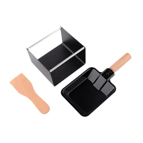 SiaBiced Cheese Raclette Oven Wood Handle Cheese Roaster for Grill Cooking Sausage