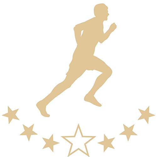 Crown Awards Running Plaques, Custom Engraved Male Runner Trophy Plaque Award, Great Customizable Racing Gift Prime